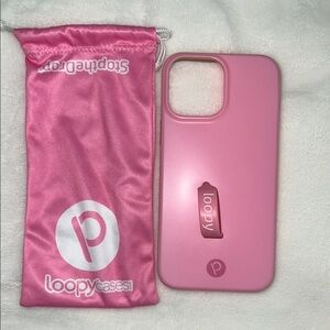 Loopy Case Pink iPhone Case with Built-in Loop Holder